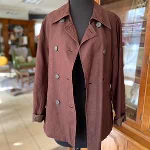 Eddie Bauer medium lined spring jacket